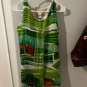 Green joe dress